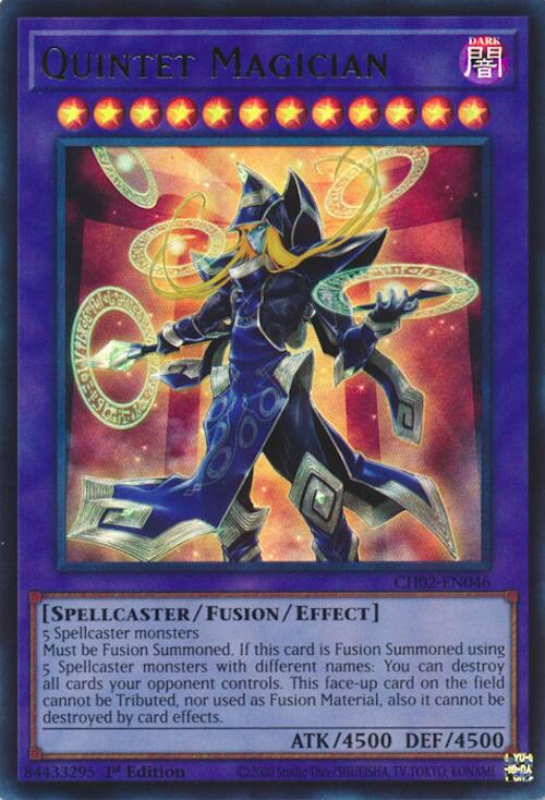 Quintet Magician [CH02-EN046] Ultra Rare | Chromatic Games