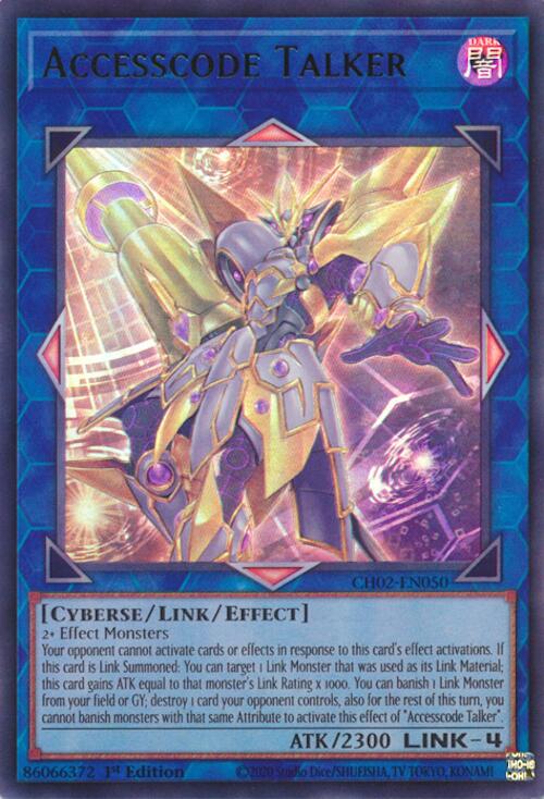 Accesscode Talker [CH02-EN050] Ultra Rare | Chromatic Games