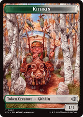 Kithkin // Treasure Double-Sided Token [Lorwyn Eclipsed Tokens] | Chromatic Games