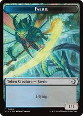 Faerie // Goblin Double-Sided Token [Lorwyn Eclipsed Tokens] | Chromatic Games