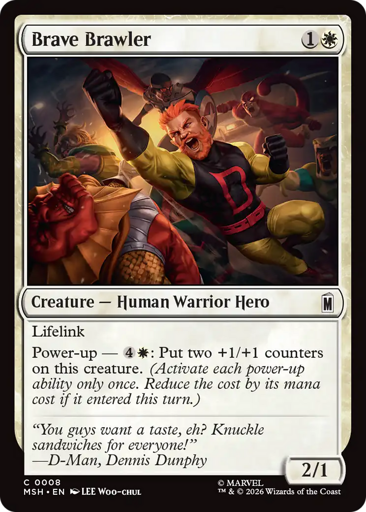 Brave Brawler [Marvel Super Heroes] | Chromatic Games