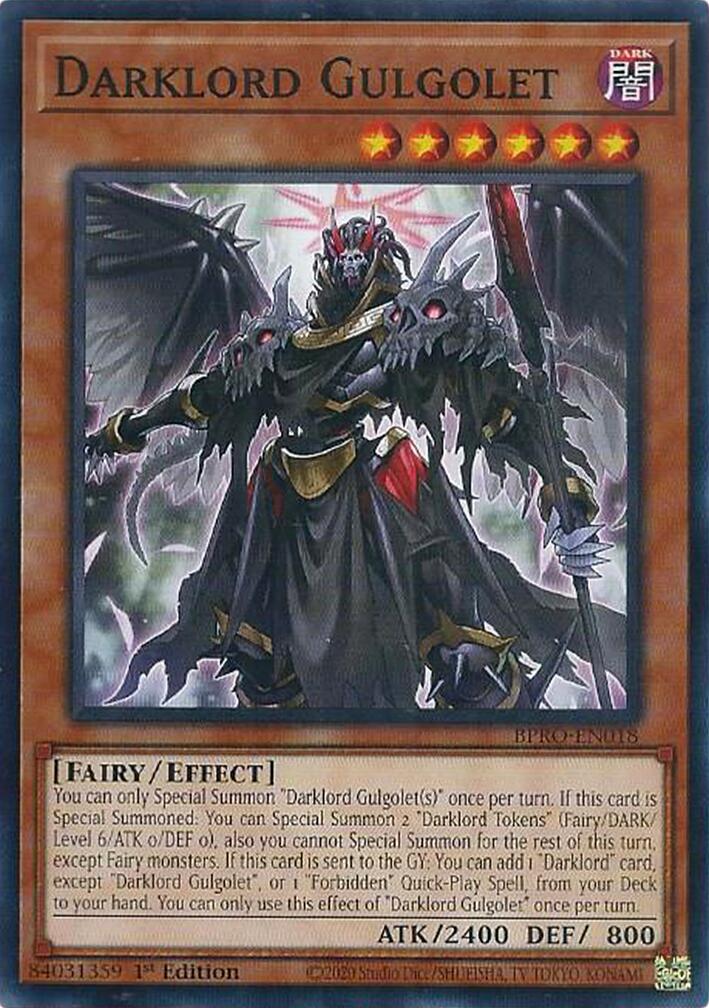 Darklord Gulgolet [BPRO-EN018] Common | Chromatic Games