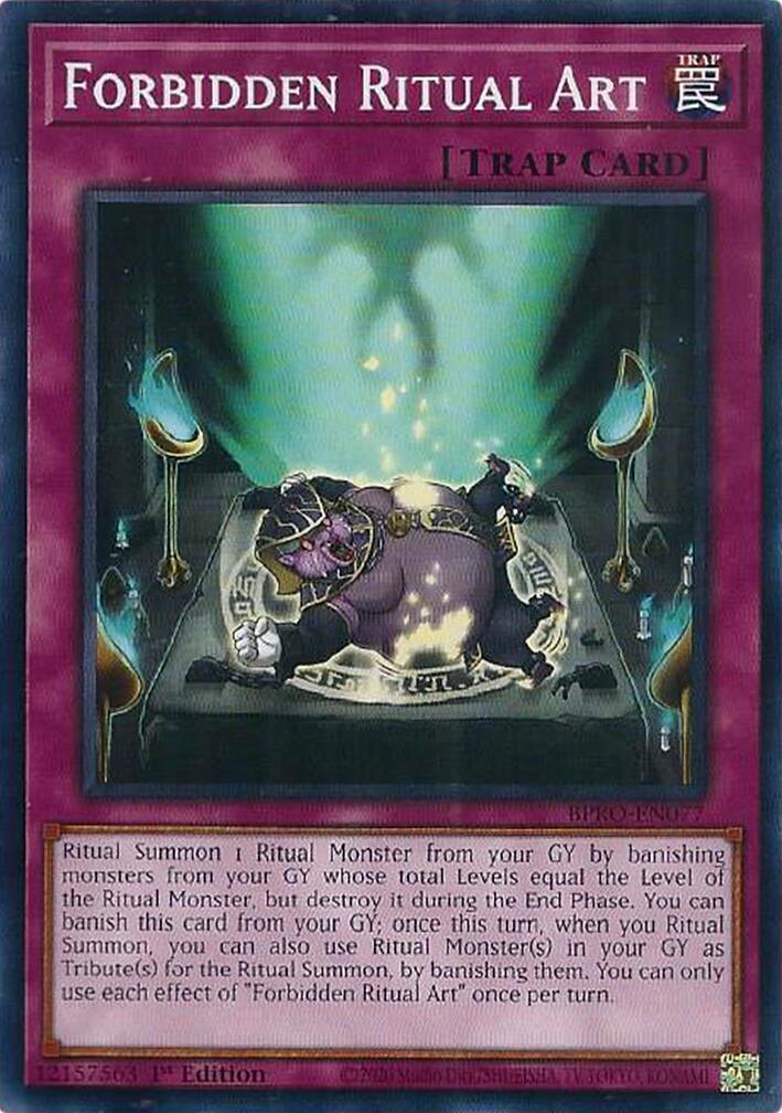 Forbidden Ritual Art [BPRO-EN077] Common | Chromatic Games
