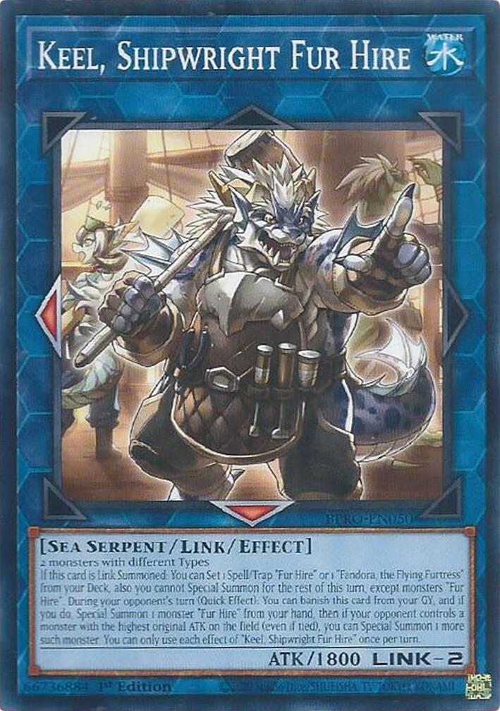 Keel, Shipwright Fur Hire [BPRO-EN050] Common | Chromatic Games