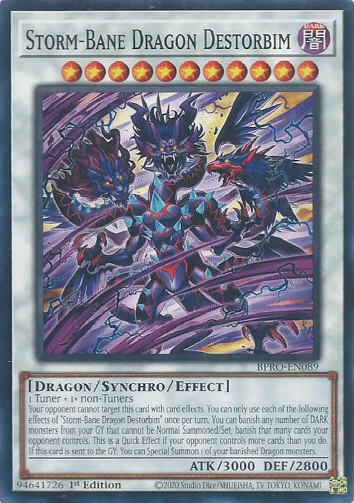 Storm-Bane Dragon Destorbim [BPRO-EN089] Common | Chromatic Games