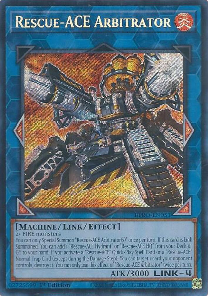 Rescue-ACE Arbitrator [BPRO-EN051] Secret Rare | Chromatic Games