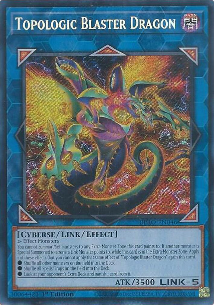 Topologic Blaster Dragon [BPRO-EN046] Secret Rare | Chromatic Games