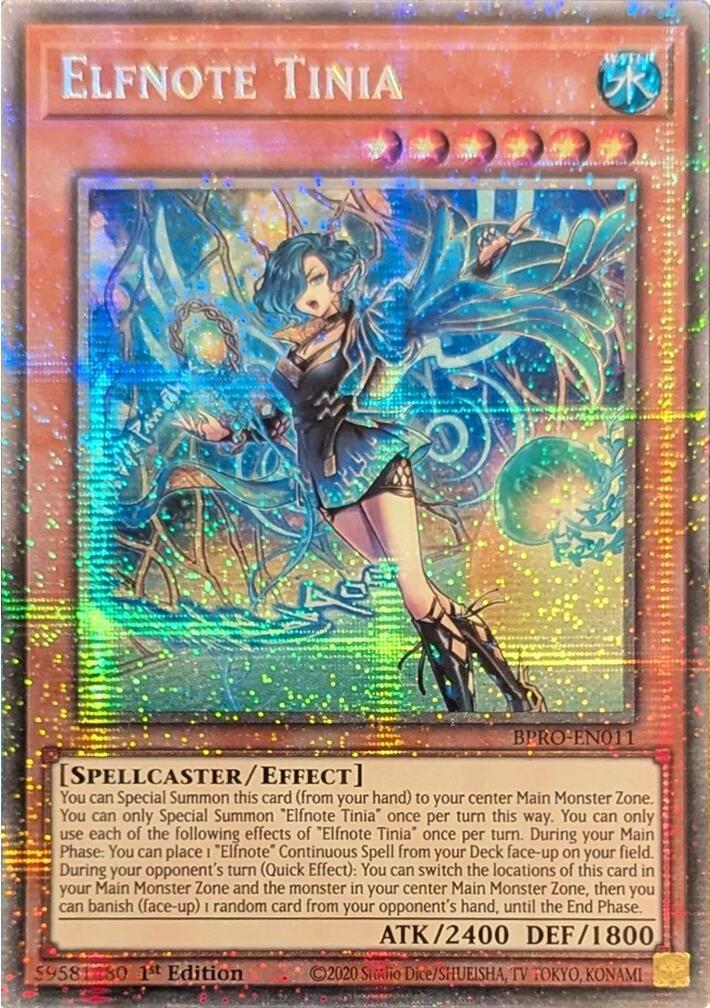 Elfnote Tinia (Starlight Rare) [BPRO-EN011] Starlight Rare | Chromatic Games