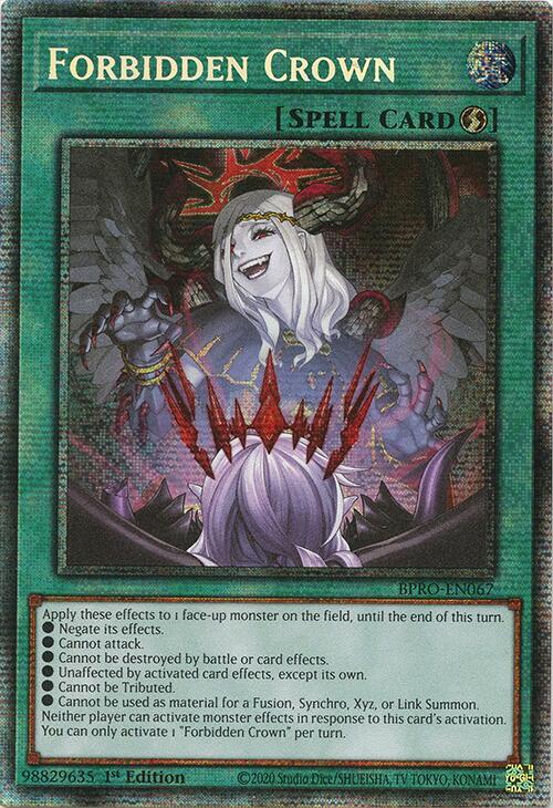 Forbidden Crown (Starlight Rare) [BPRO-EN067] Starlight Rare | Chromatic Games