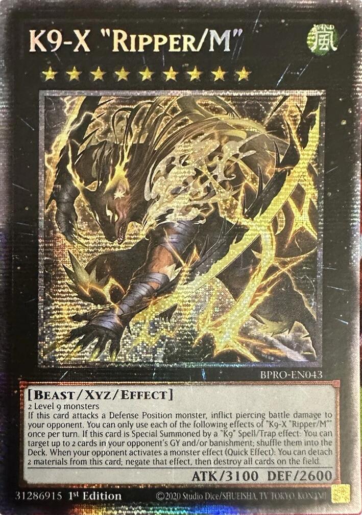 K9-X "Ripper/M" (Starlight Rare) [BPRO-EN043] Starlight Rare | Chromatic Games
