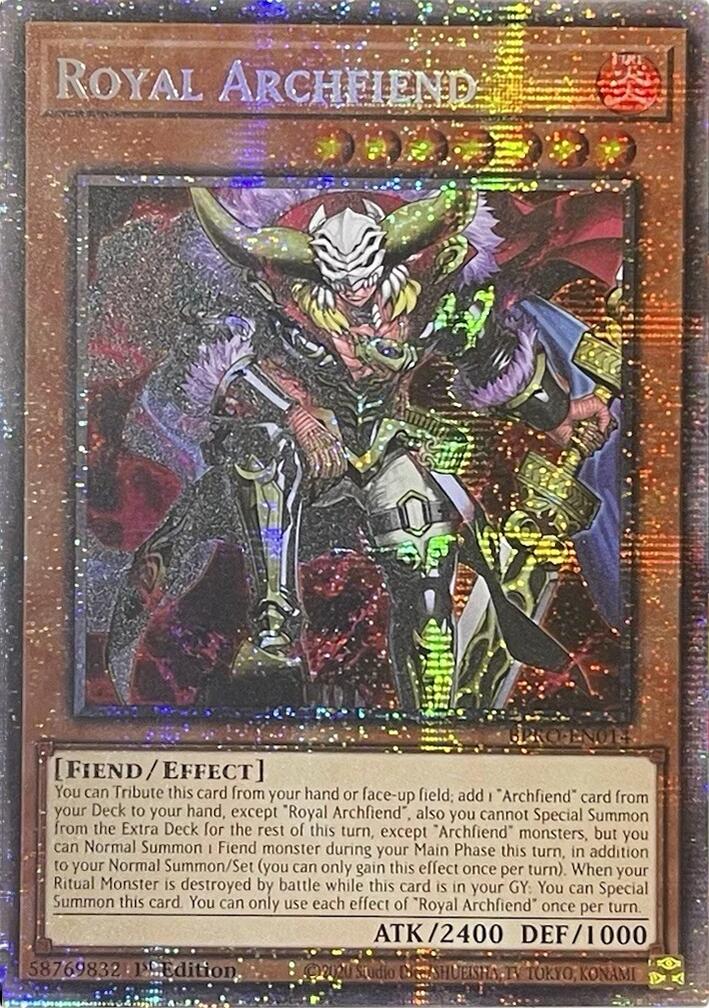 Royal Archfiend (Starlight Rare) [BPRO-EN014] Starlight Rare | Chromatic Games