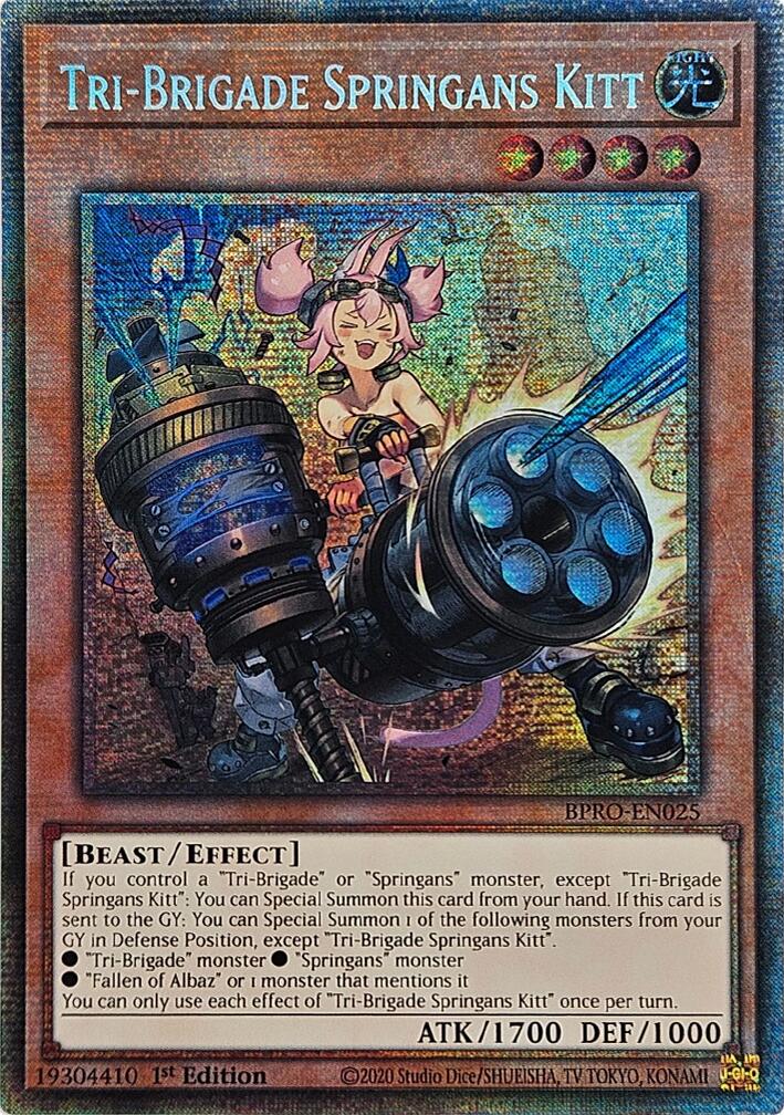 Tri-Brigade Springans Kitt (Starlight Rare) [BPRO-EN025] Starlight Rare | Chromatic Games