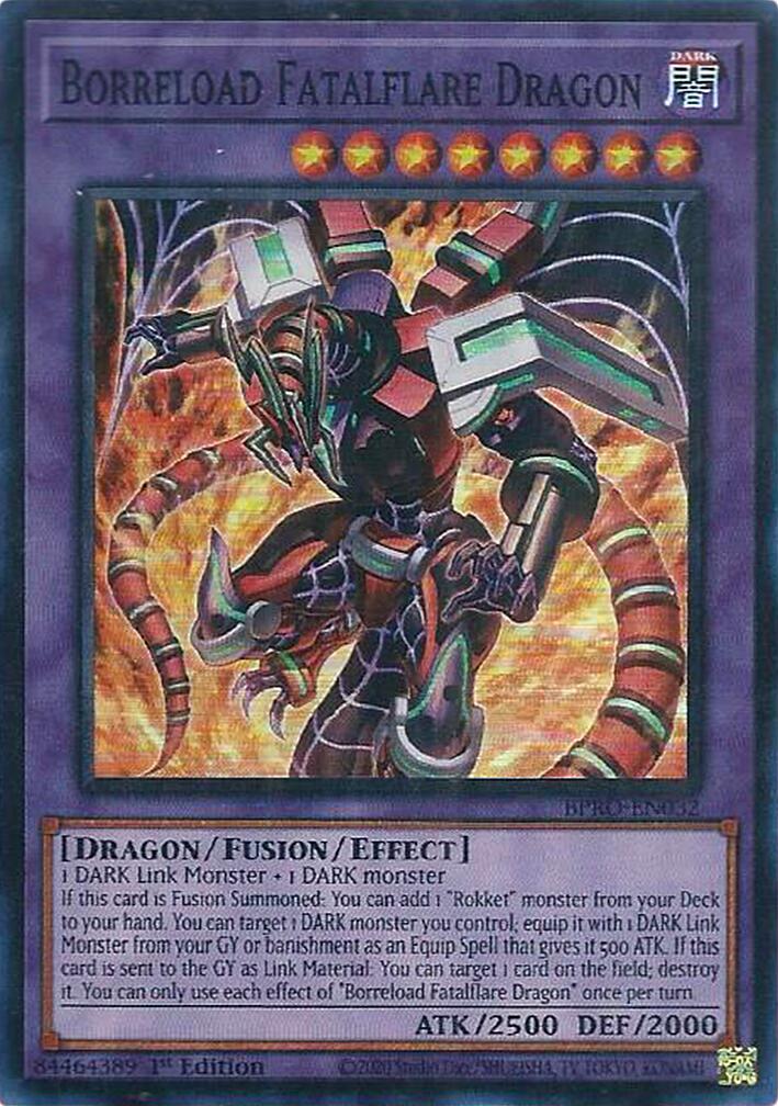 Borreload Fatalflare Dragon [BPRO-EN032] Super Rare | Chromatic Games