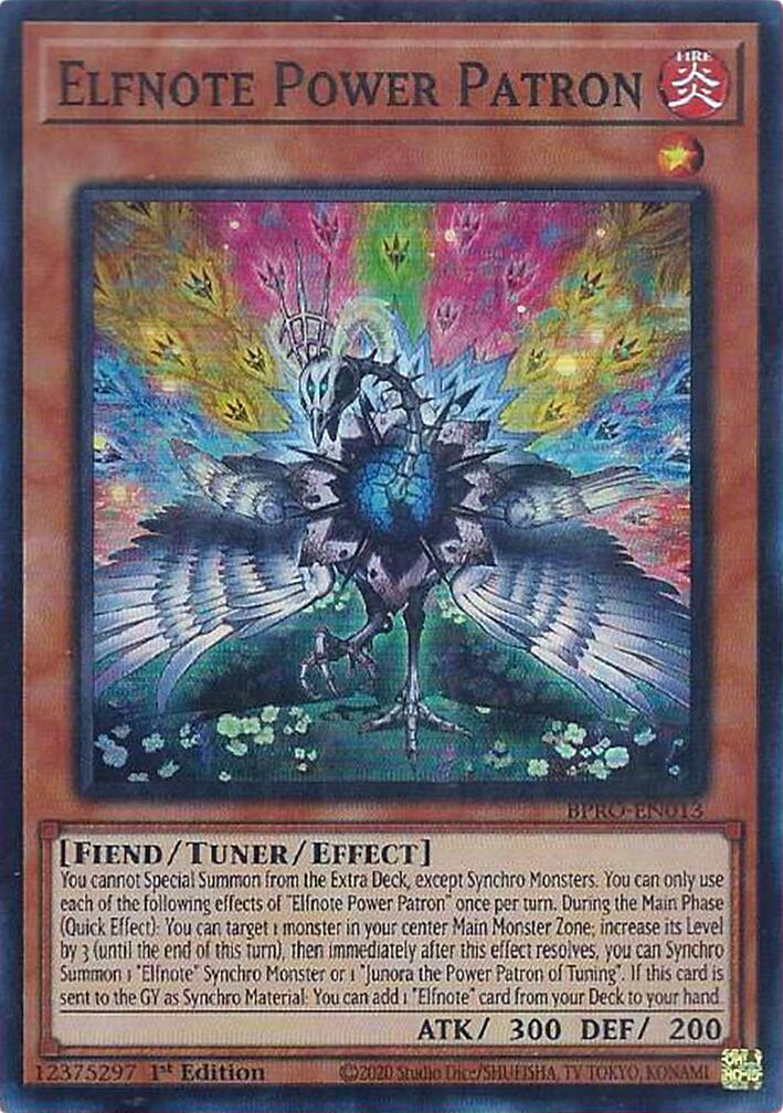 Elfnote Power Patron [BPRO-EN013] Super Rare | Chromatic Games