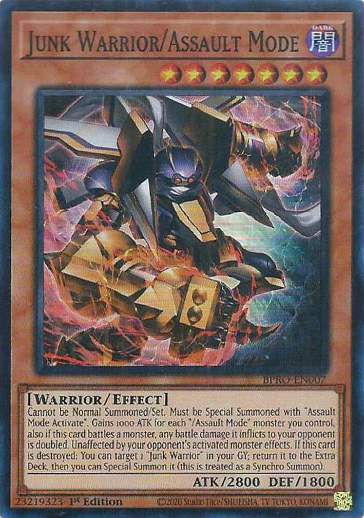 Junk Warrior/Assault Mode [BPRO-EN007] Super Rare | Chromatic Games