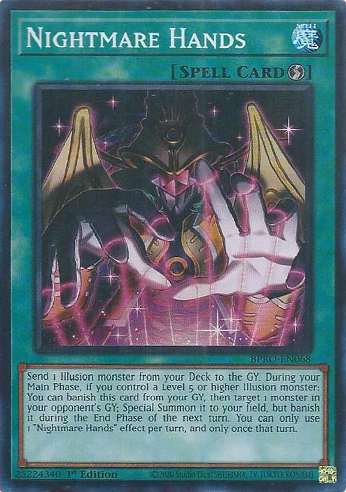 Nightmare Hands [BPRO-EN068] Super Rare | Chromatic Games