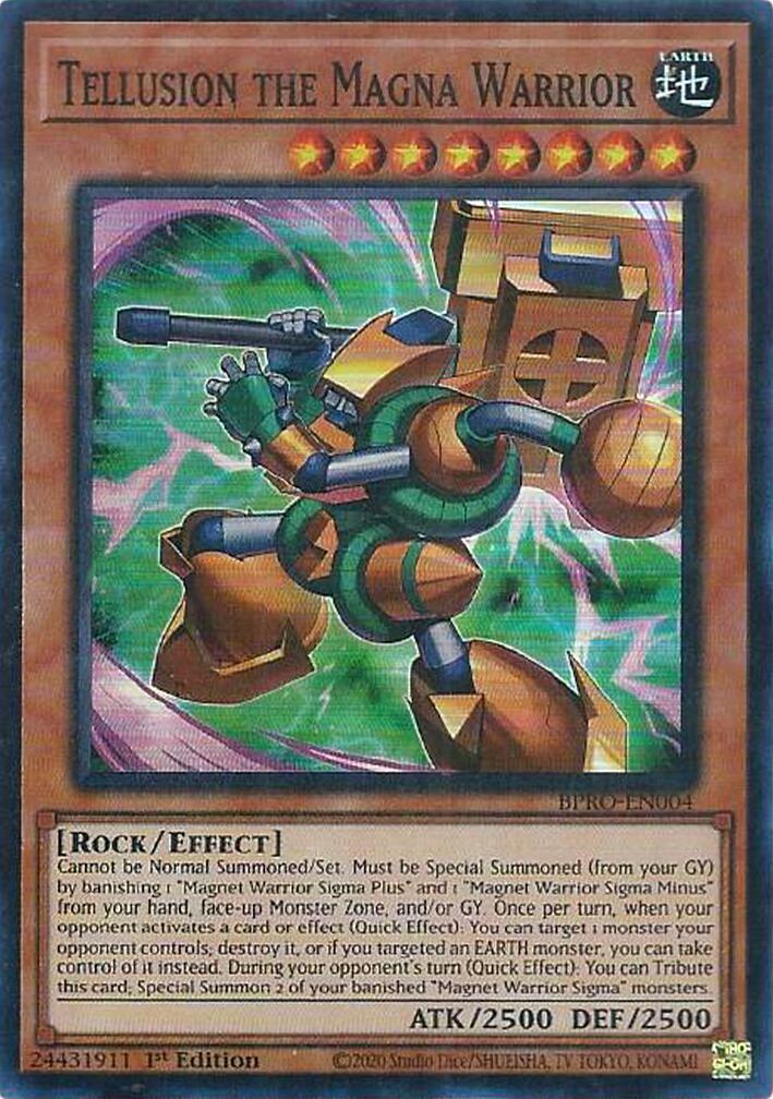 Tellusrion the Magna Warrior [BPRO-EN004] Super Rare | Chromatic Games