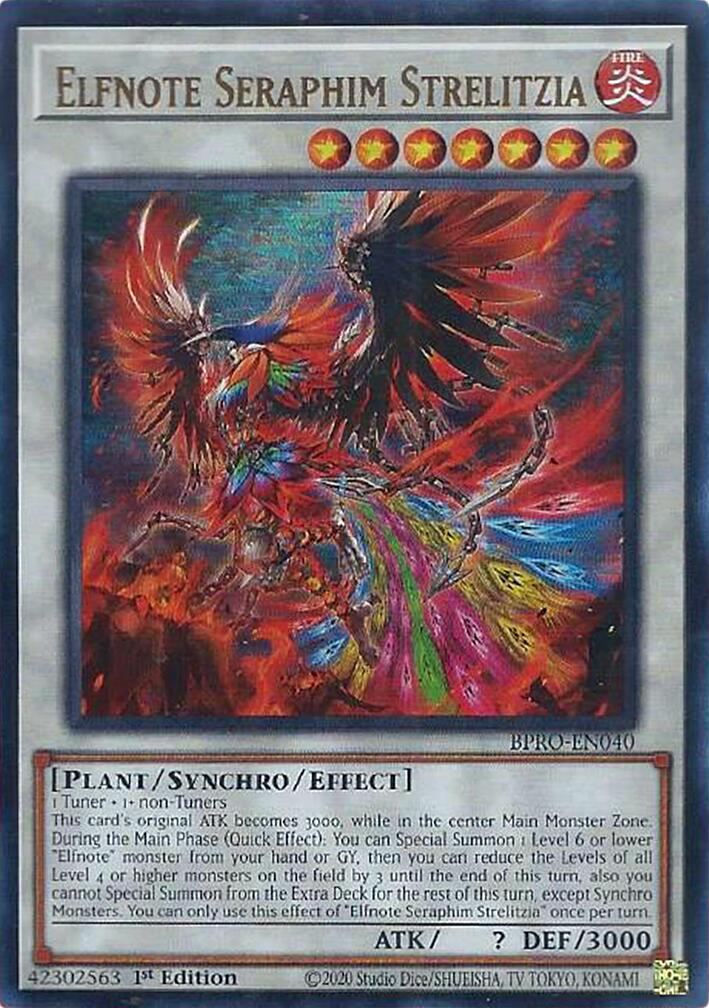 Elfnote Seraphim Strelitzia [BPRO-EN040] Ultra Rare | Chromatic Games