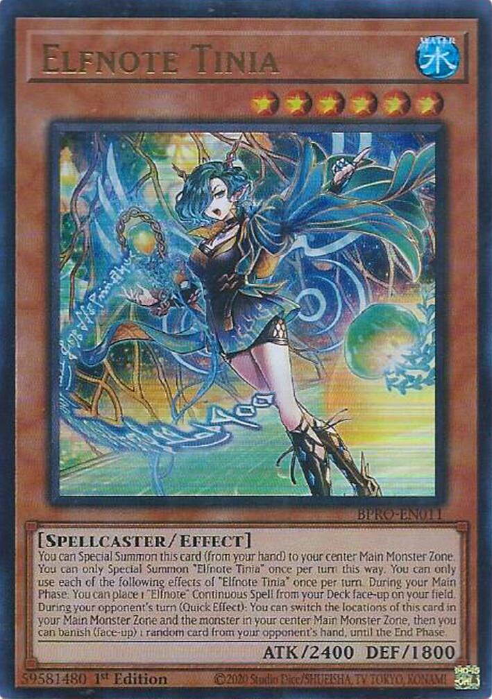 Elfnote Tinia [BPRO-EN011] Ultra Rare | Chromatic Games
