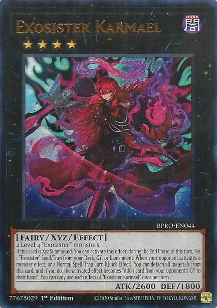 Exosister Karmael [BPRO-EN044] Ultra Rare | Chromatic Games