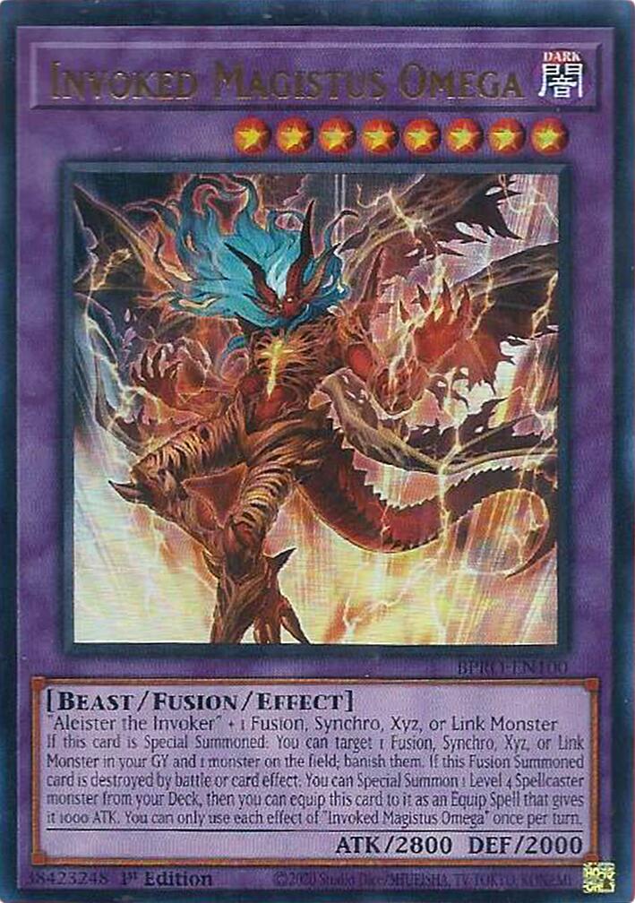 Invoked Magistus Omega [BPRO-EN100] Ultra Rare | Chromatic Games