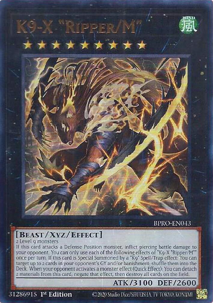 K9-X "Ripper/M" [BPRO-EN043] Ultra Rare | Chromatic Games