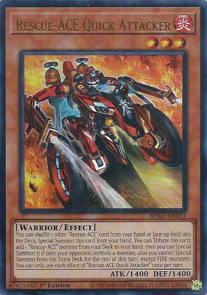 Rescue-ACE Quick Attacker [BPRO-EN023] Ultra Rare | Chromatic Games