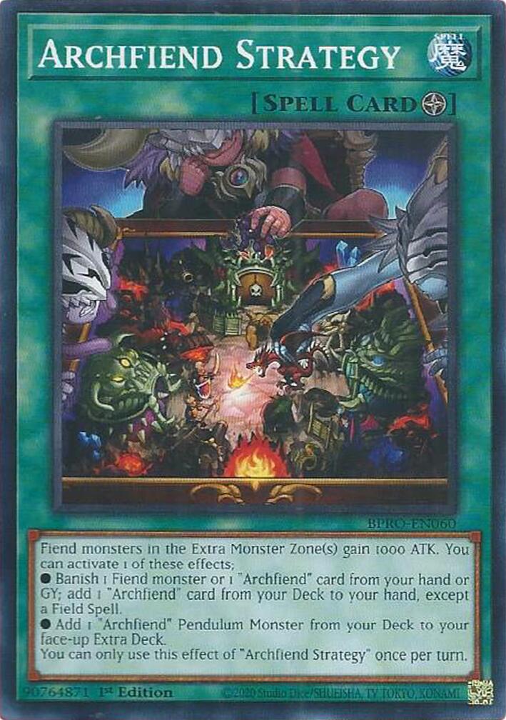 Archfiend Strategy [BPRO-EN060] Rare | Chromatic Games
