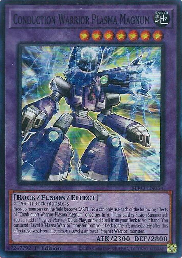 Conduction Warrior Plasma Magnum [BPRO-EN034] Super Rare | Chromatic Games