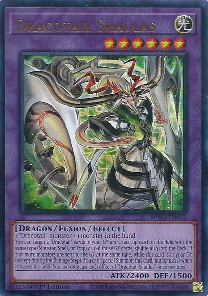 Dracotail Shaulas [BPRO-EN037] Ultra Rare | Chromatic Games