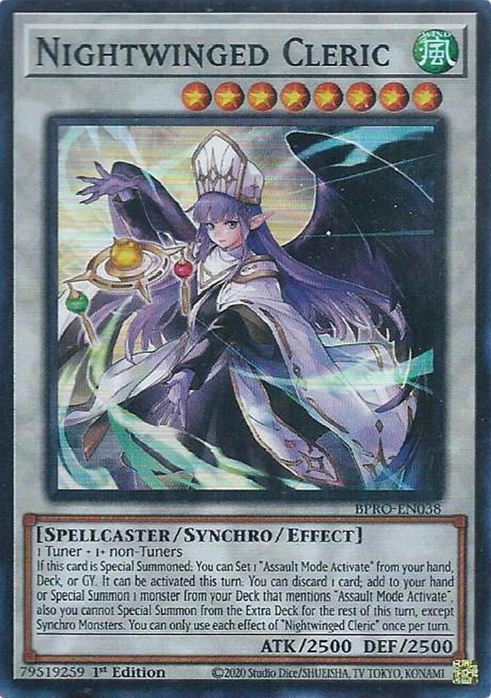 Nightwinged Cleric [BPRO-EN038] Common | Chromatic Games