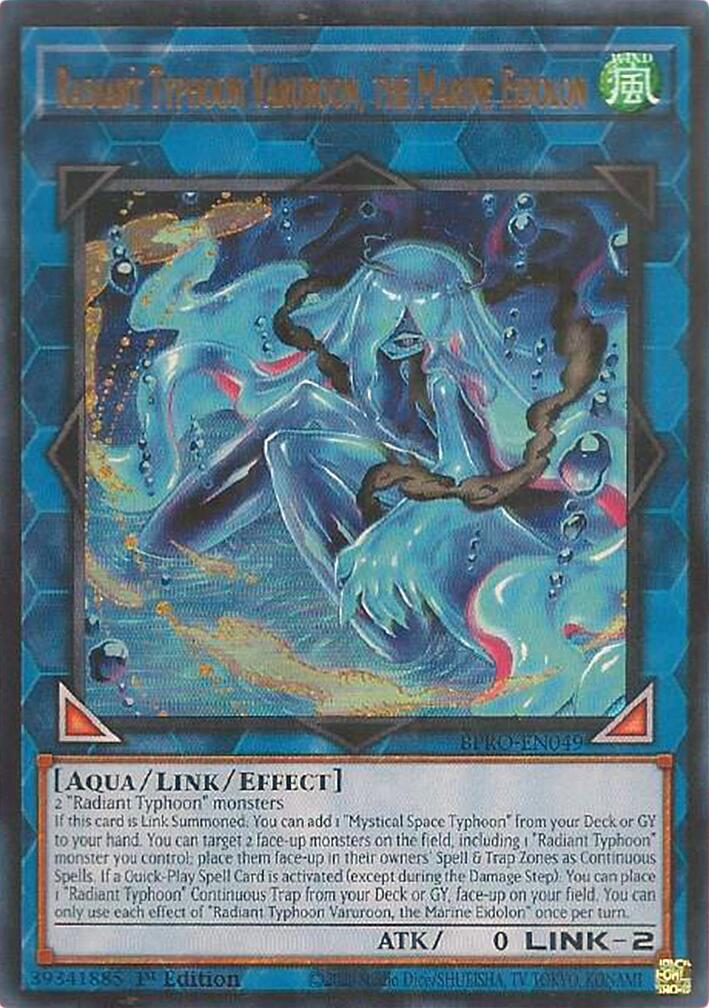 Radiant Typhoon Varuroon, the Marine Eidolon [BPRO-EN049] Ultra Rare | Chromatic Games