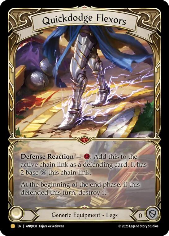 Quickdodge Flexors [ANQ008] (Compendium of Rathe - Antiquity Pack)  Rainbow Foil | Chromatic Games