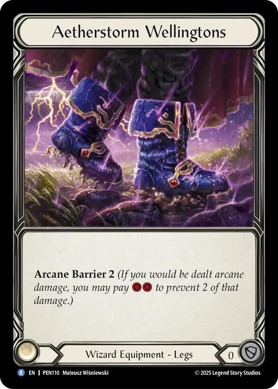Aetherstorm Wellingtons [PEN110] (Compendium of Rathe)  Cold Foil | Chromatic Games