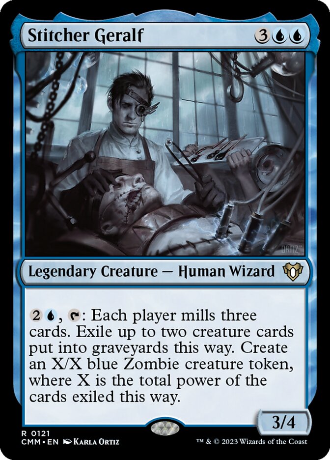 Stitcher Geralf 121/451 (Commander Masters)  | Chromatic Games