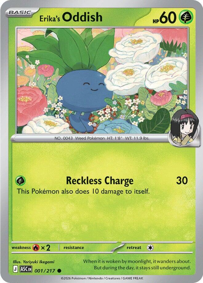 Erika's Oddish (001/217) [Mega Evolution: Ascended Heroes] | Chromatic Games