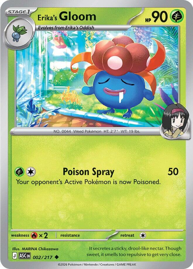 Erika's Gloom (002/217) [Mega Evolution: Ascended Heroes] | Chromatic Games
