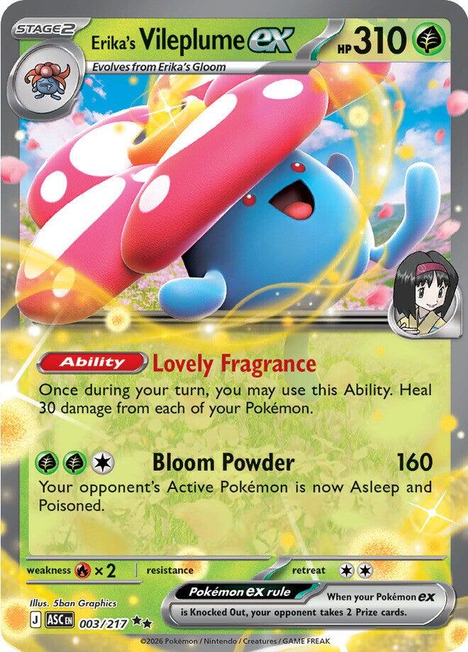 Erika's Vileplume ex (003/217) [Mega Evolution: Ascended Heroes] | Chromatic Games