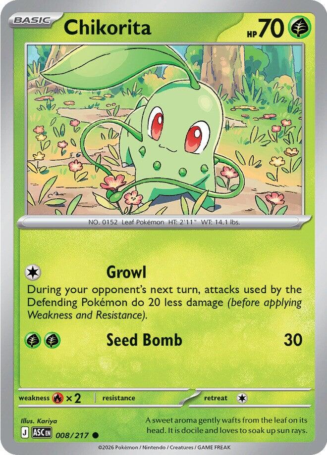 Chikorita (008/217) [Mega Evolution: Ascended Heroes] | Chromatic Games