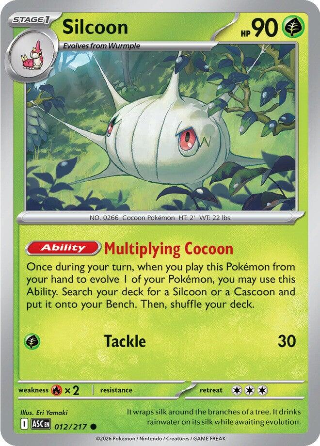 Silcoon (012/217) [Mega Evolution: Ascended Heroes] | Chromatic Games