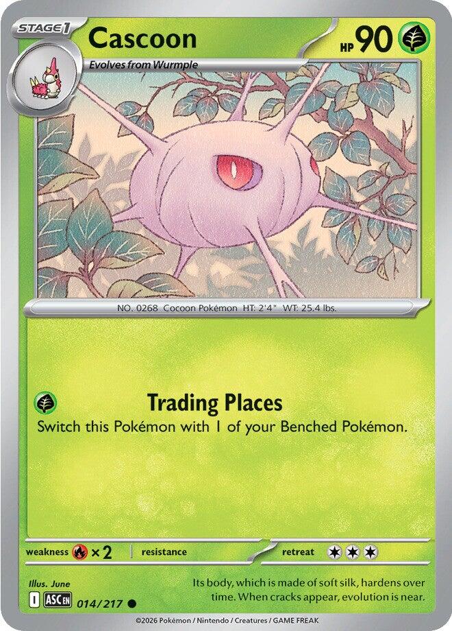 Cascoon (014/217) [Mega Evolution: Ascended Heroes] | Chromatic Games
