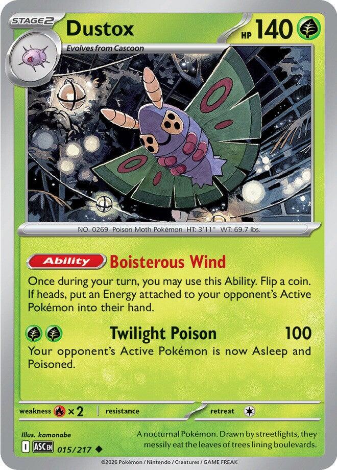 Dustox (015/217) [Mega Evolution: Ascended Heroes] | Chromatic Games