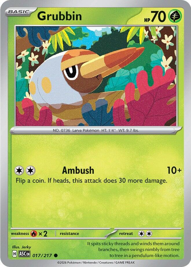 Grubbin (017/217) [Mega Evolution: Ascended Heroes] | Chromatic Games