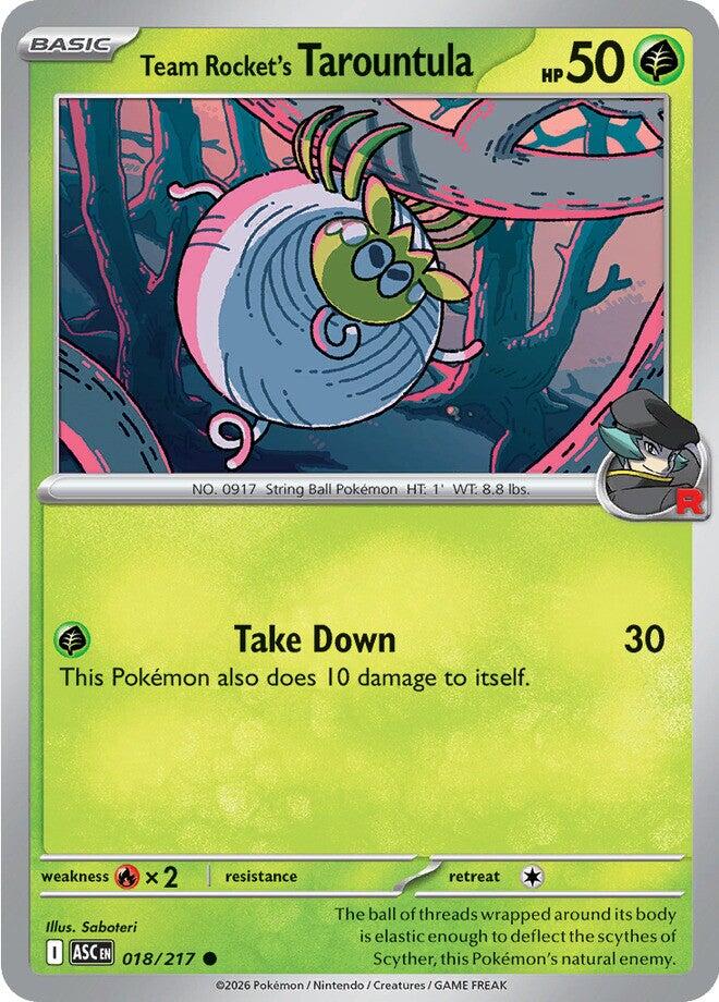 Team Rocket's Tarountula (018/217) [Mega Evolution: Ascended Heroes] | Chromatic Games