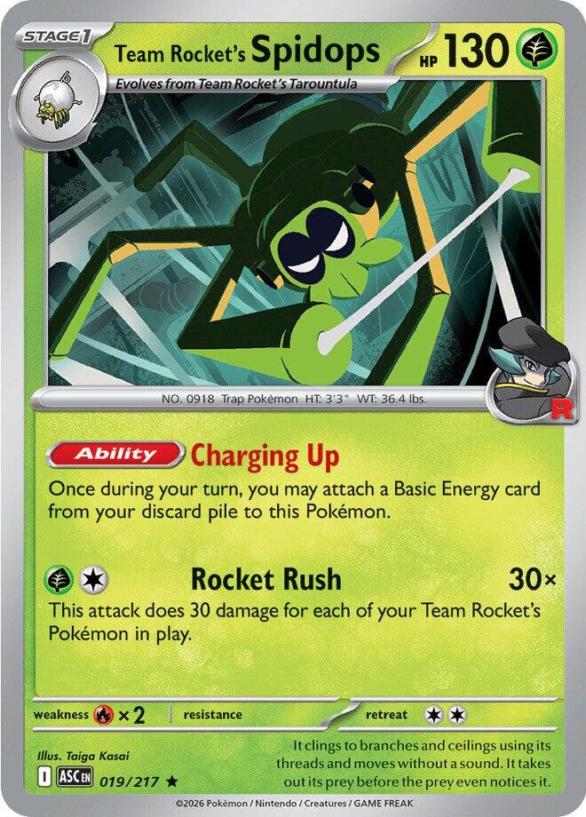 Team Rocket's Spidops (019/217) [Mega Evolution: Ascended Heroes] | Chromatic Games