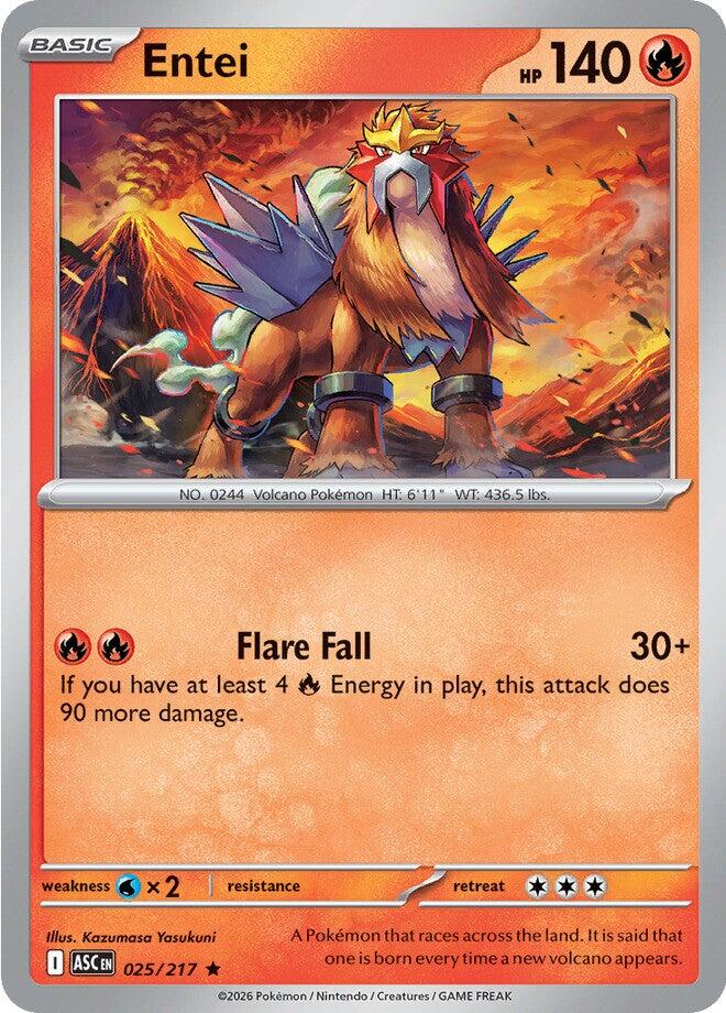 Entei (025/217) [Mega Evolution: Ascended Heroes] | Chromatic Games
