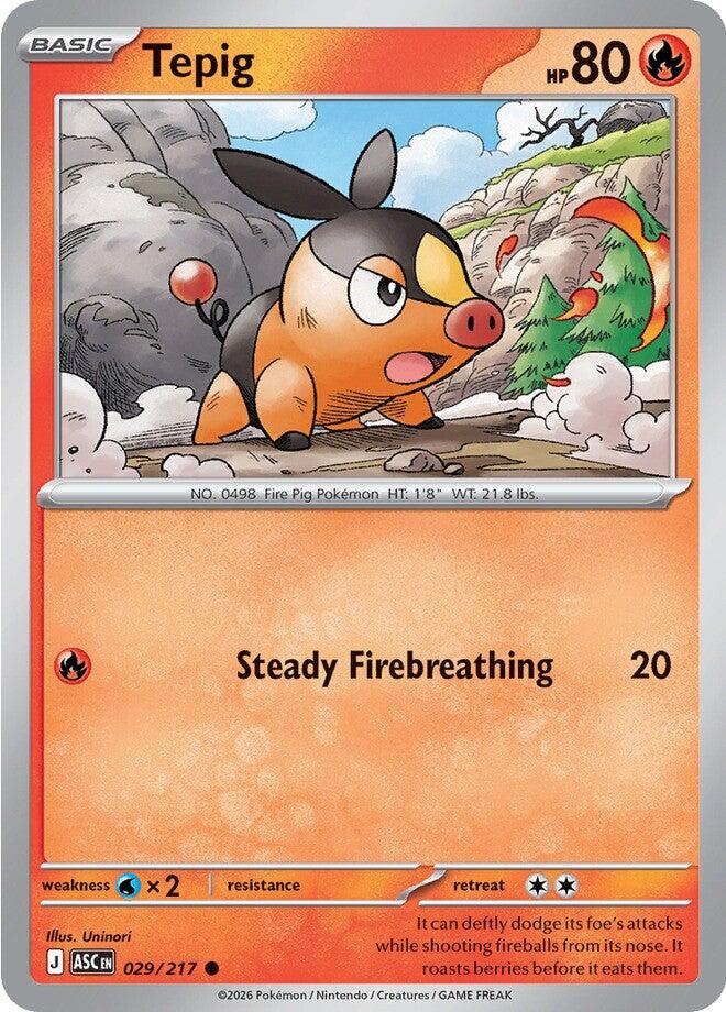 Tepig (029/217) [Mega Evolution: Ascended Heroes] | Chromatic Games