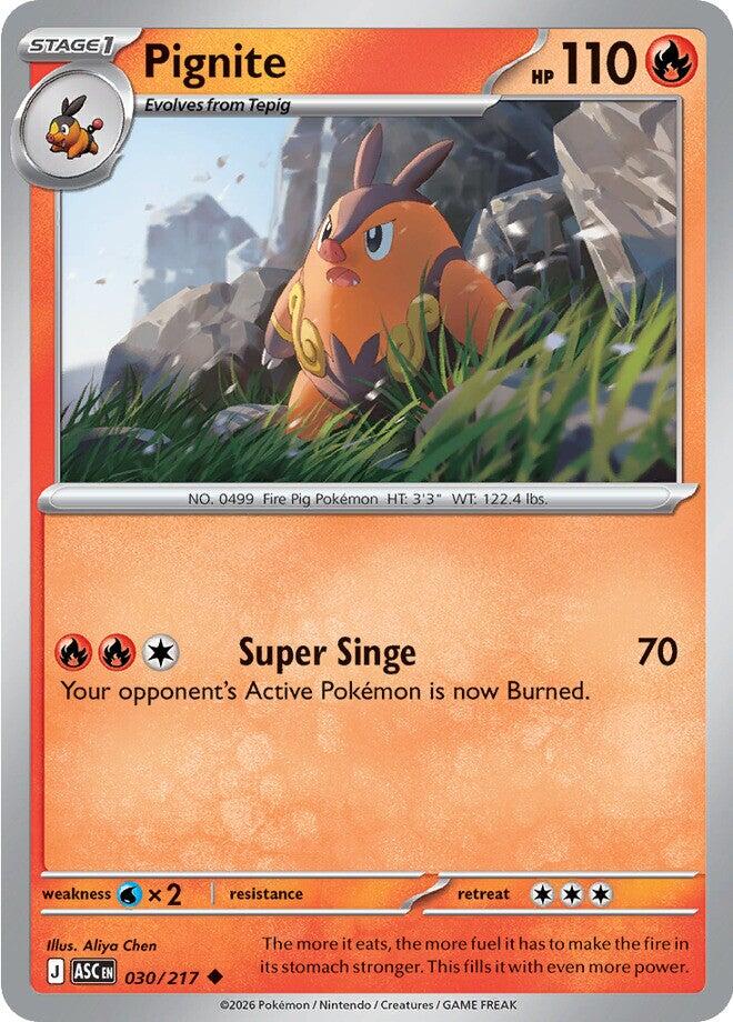 Pignite (030/217) [Mega Evolution: Ascended Heroes] | Chromatic Games