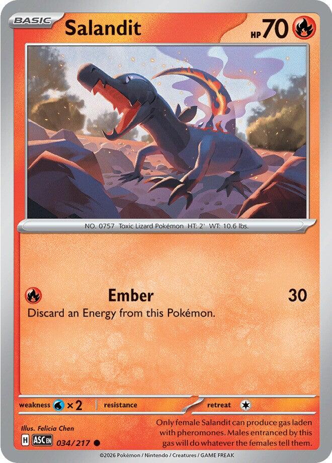 Salandit (034/217) [Mega Evolution: Ascended Heroes] | Chromatic Games