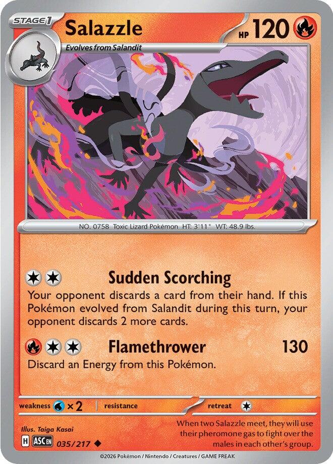 Salazzle (035/217) [Mega Evolution: Ascended Heroes] | Chromatic Games